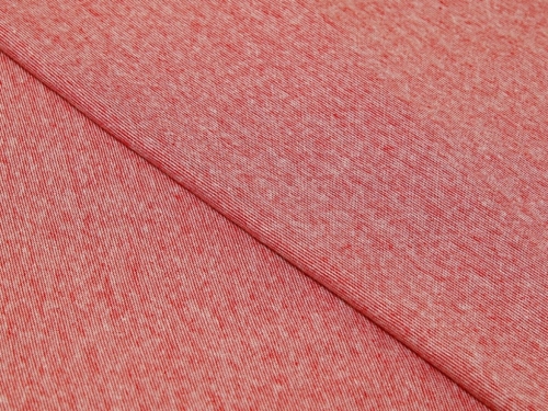 Deadstock Tubular Ribbing Stretch Knit Fabric Red
