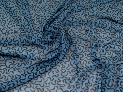 John Kaldor Ice Sheer Chiffon Fabric Teal