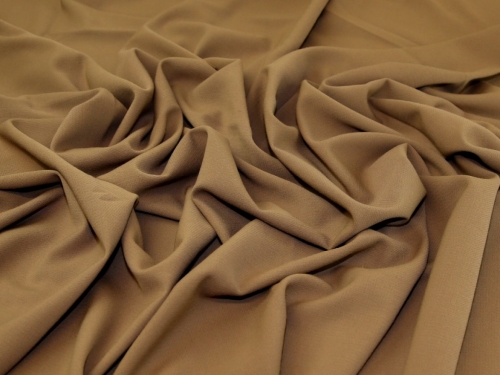 Stretch Woven Wool Suiting Fabric Camel