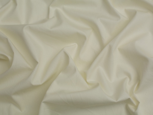 Minerva Core Range Premium Smooth 100% Cotton Poplin Fabric Cream