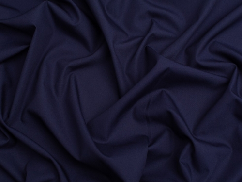 Minerva Core Range Premium Smooth 100% Cotton Poplin Fabric Navy Blue