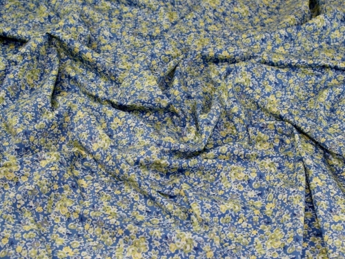 100% Cotton Poplin Fabric Blue