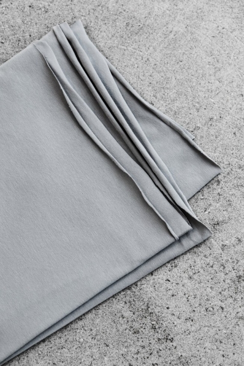 Mind The MAKER Cotton Single Jersey Stretch Knit Fabric Stone
