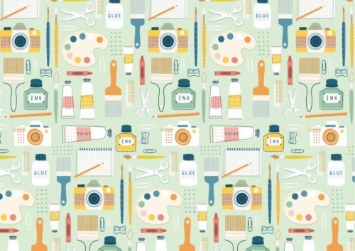 Dashwood Studio Hobbies 100% Cotton Poplin Fabric