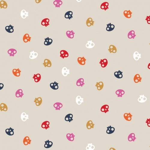 Dashwood Studio Full Moon 100% Cotton Poplin Fabric Cream