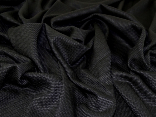 Deadstock Virgin Wool Coating Fabric Navy