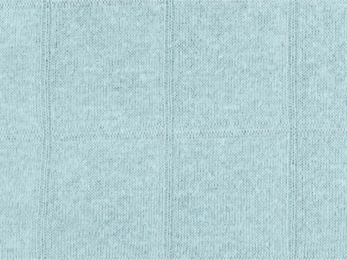 Quilted Textured Stretch Knit Fabric Sky Blue