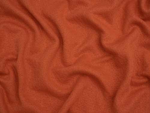 Double Layer Cotton Sweater Knit Stretch Fabric Tomato