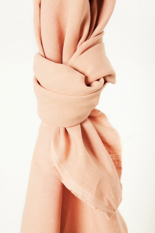 Mind The MAKER Nisa Softened Linen Fabric Rose