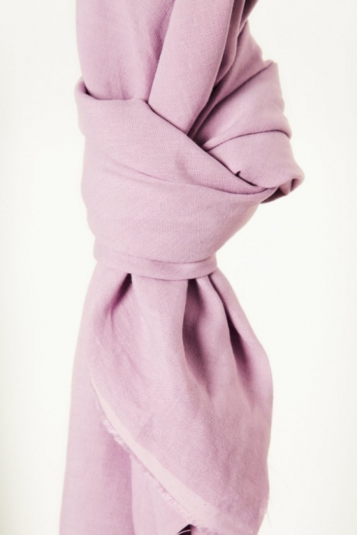 Mind The MAKER Nisa Softened Linen Fabric Lilac