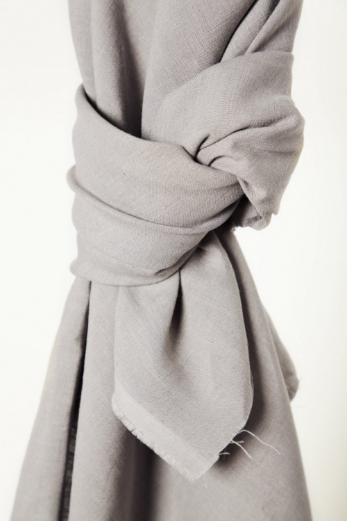 Mind The MAKER Nisa Softened Linen Fabric Stone