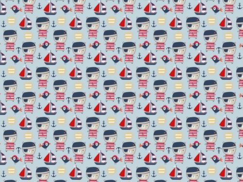100% Cotton Poplin Fabric Blue