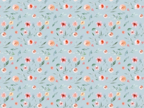 100% Cotton Poplin Fabric Blue