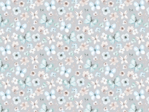 100% Cotton Poplin Fabric Grey