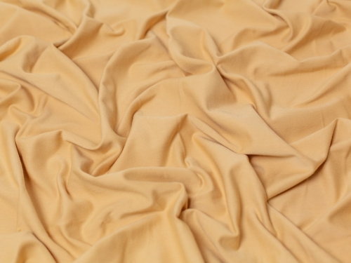 Minerva Core Range Cotton Lycra Jersey Stretch Knit Fabric Pecan