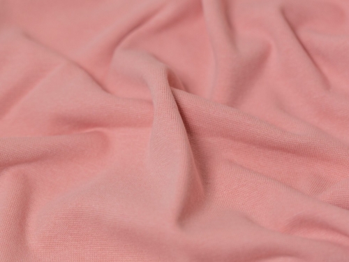 Minerva Core Range Tubular Ribbing Stretch Knit Fabric Light Rose Pink