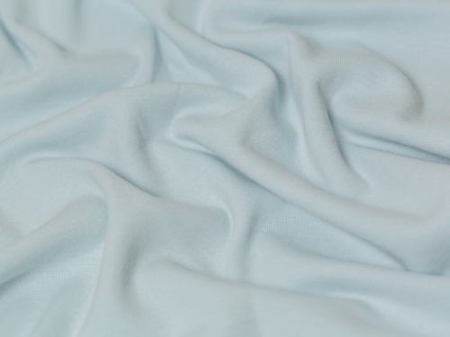 Minerva Core Range Tubular Ribbing Stretch Knit Fabric Powder Blue