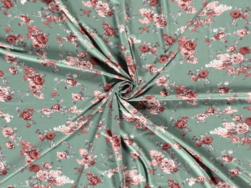 Viscose Jersey Stretch Knit Fabric Mint