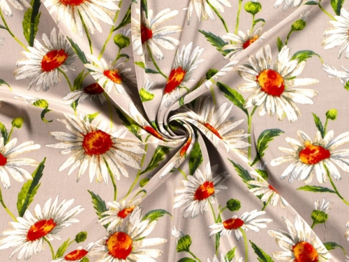 Viscose Crepe Fabric Beige
