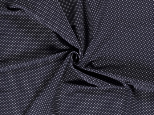 Stretch Woven Viscose Bengaline Fabric Navy