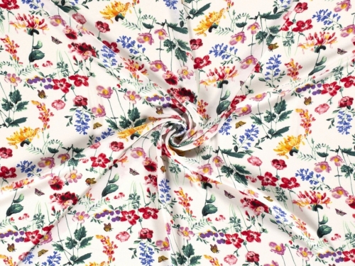 Polyester Georgette Fabric White