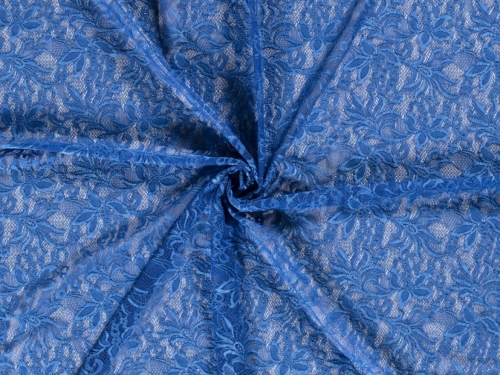 Stretch Lace Fabric Royal