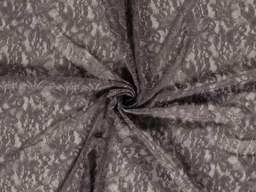 Stretch Lace Fabric Taupe Grey