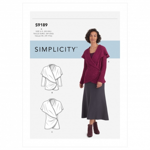 Simplicity Paper Sewing Pattern 9189