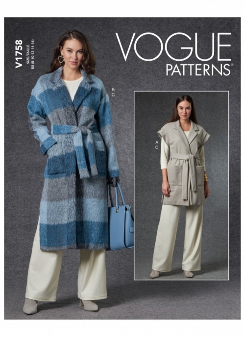 Vogue Paper Sewing Pattern 1758