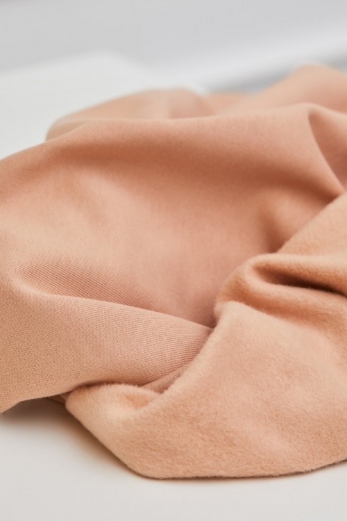 Mind The MAKER Organic Fleece Back Sweatshirt Stretch Knit Fabric Rose