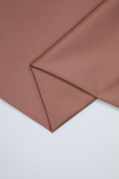 Mind The MAKER Organic Stretch Woven Cotton Twill Fabric Old Rose