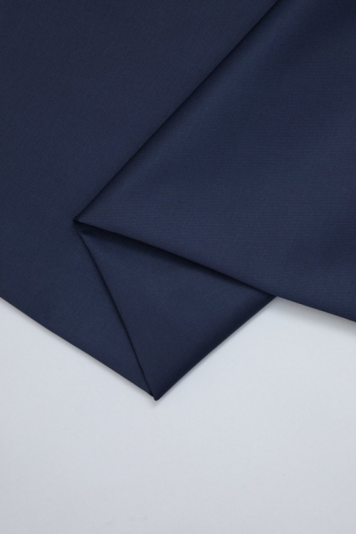 Mind The MAKER Organic Stretch Woven Cotton Twill Fabric Indigo Night
