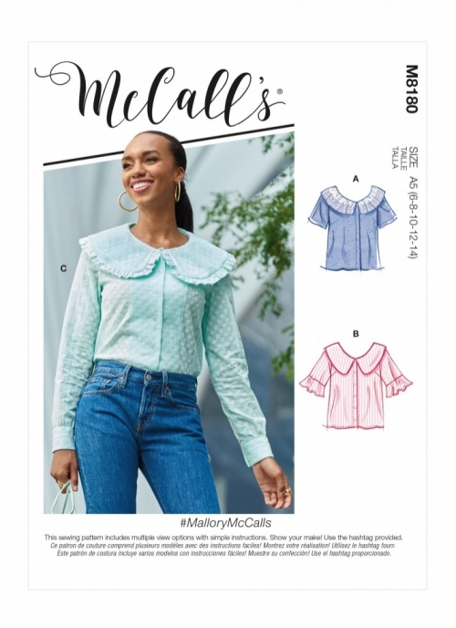 McCalls Paper Sewing Pattern 8180