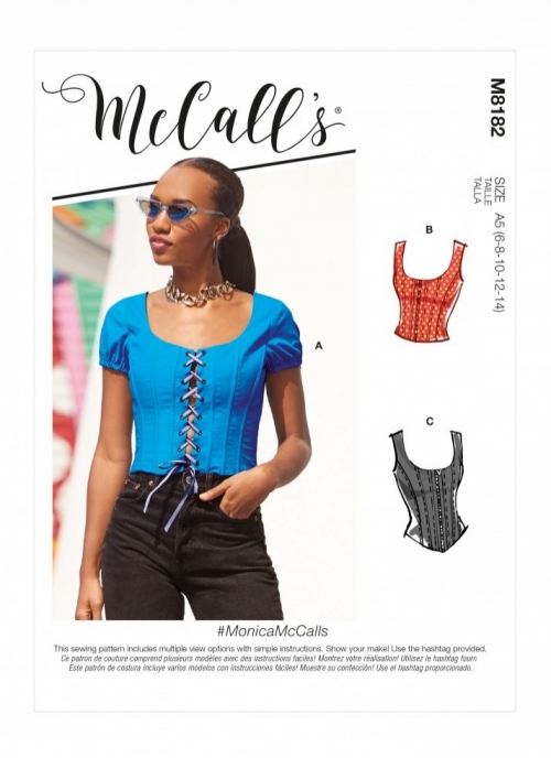 McCalls Paper Sewing Pattern 8182