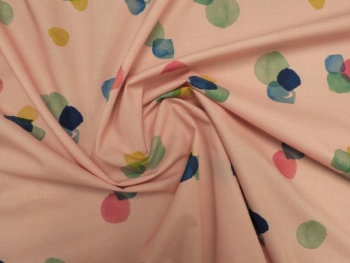 Lady McElroy Marlie Cotton Lawn Fabric Pink