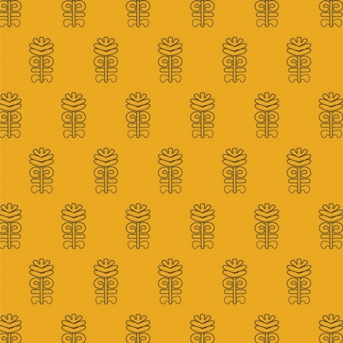 Art Gallery Fabrics Andina 100% Cotton Poplin Fabric Golden Huaca