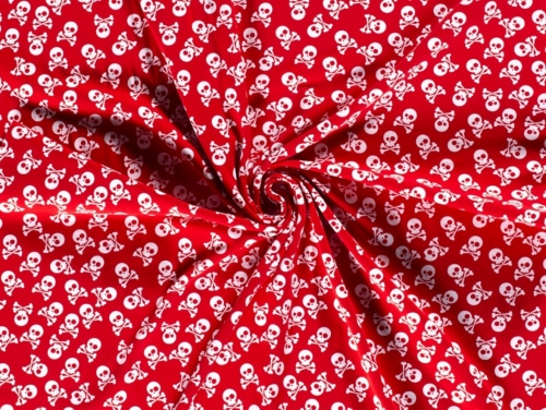 Cotton Jersey Stretch Knit Fabric Red