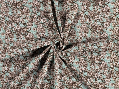 Cotton Jersey Stretch Knit Fabric Green