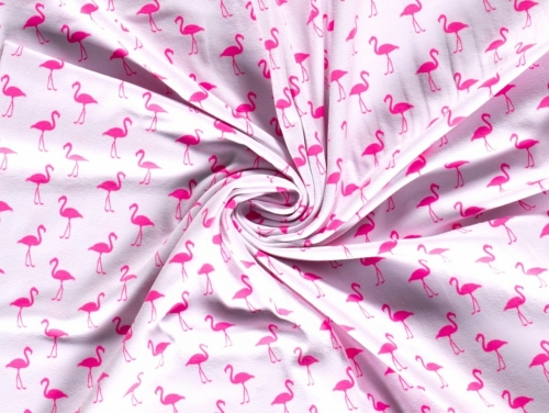 Cotton Jersey Stretch Knit Fabric White