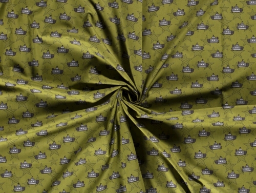 100% Cotton Poplin Fabric Green