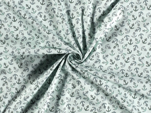 100% Cotton Poplin Fabric Mint