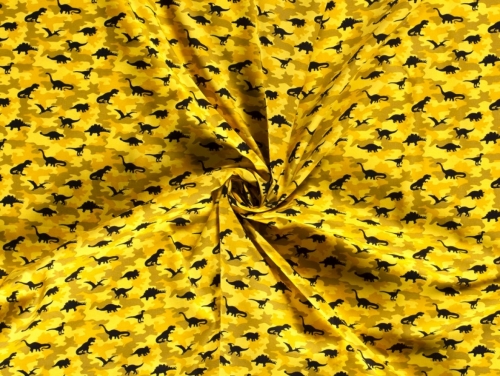 100% Cotton Poplin Fabric Ochre