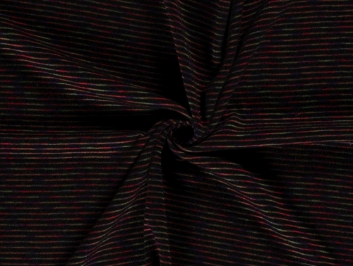 Angora Brushed Sweater Knit Stretch Fabric Black