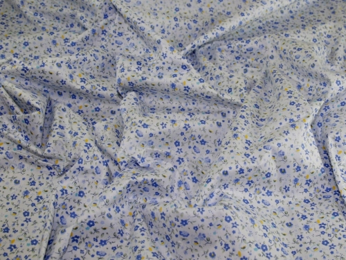 Deadstock 100% Cotton Fabric Blue