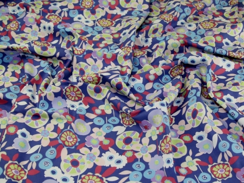 Cotton Lawn Fabric Hyacinth