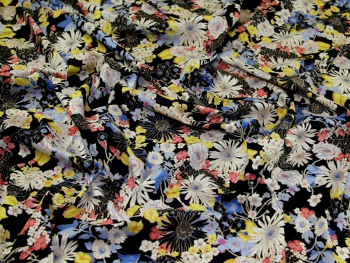 Cotton Lawn Fabric Black