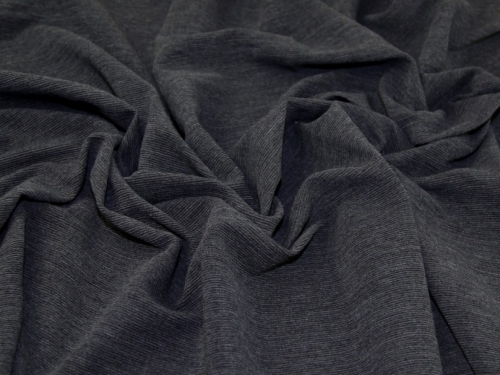 Textured Stretch Knit Fabric Grey