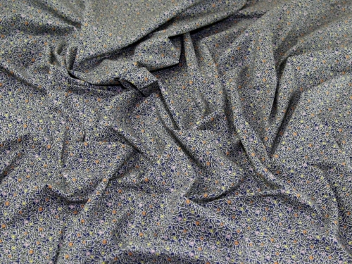 Cotton Lawn Fabric Blue