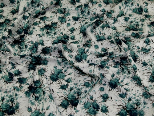 Cotton Lawn Fabric Teal
