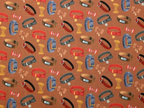 Stof France 100% Cotton Fabric Tan